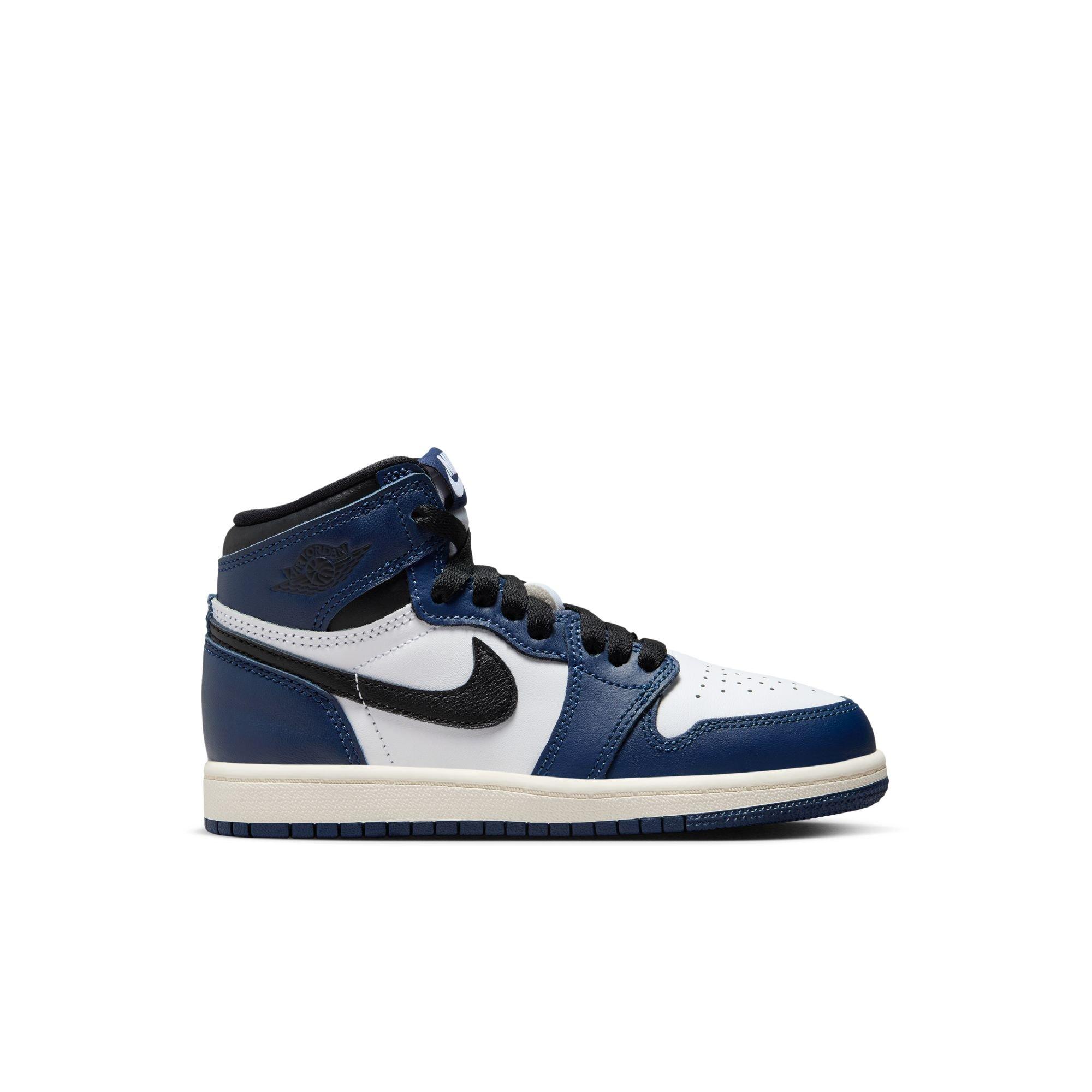 Jordan 1 Retro High OG Midnight Navy Preschool Kids Shoe Hibbett